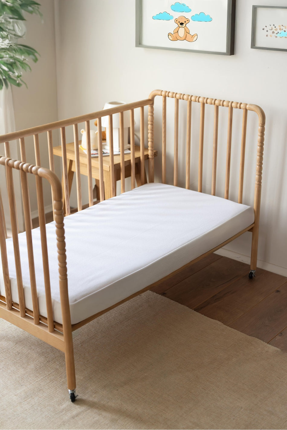 EstaVilla Home Collection Waterproof Cotton Fitted Baby & Kids Mattress Protector - MALLTURK