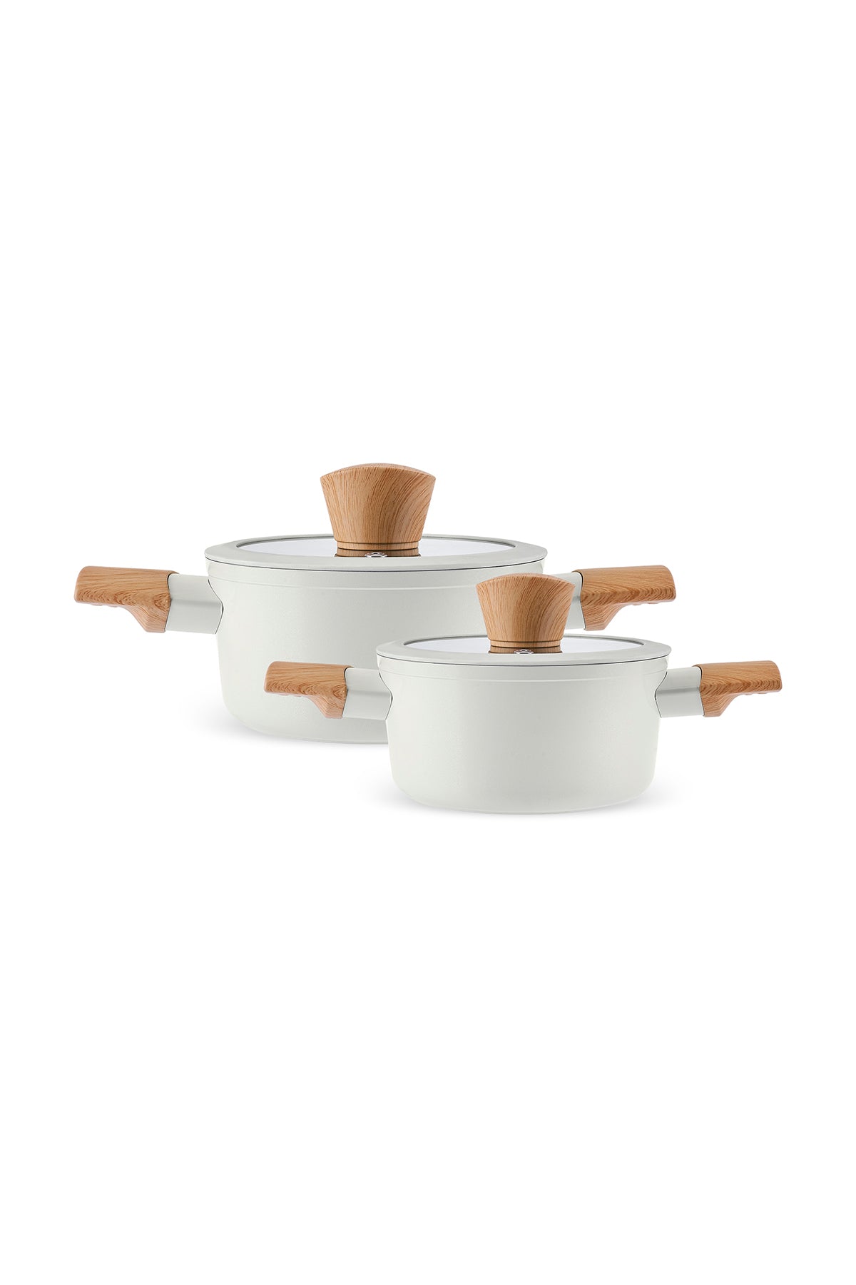 Karaca x Refika Swiss Crystal Almond Induction Compatible Midi 4 Piece Cookware Set - MALLTURK