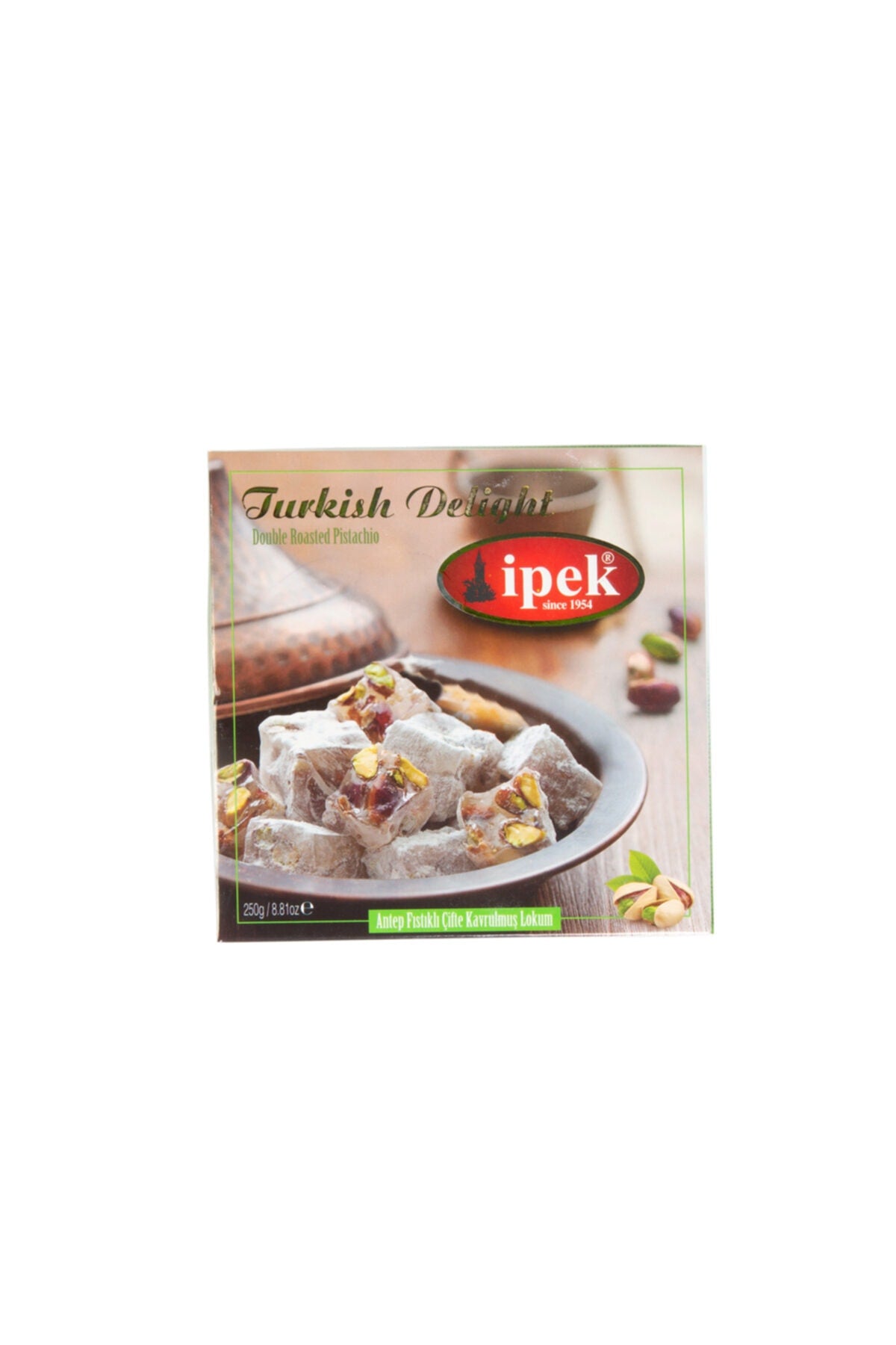 Ipek Pismaniye Turkish Delight Pistachio 250 g - MALLTURK