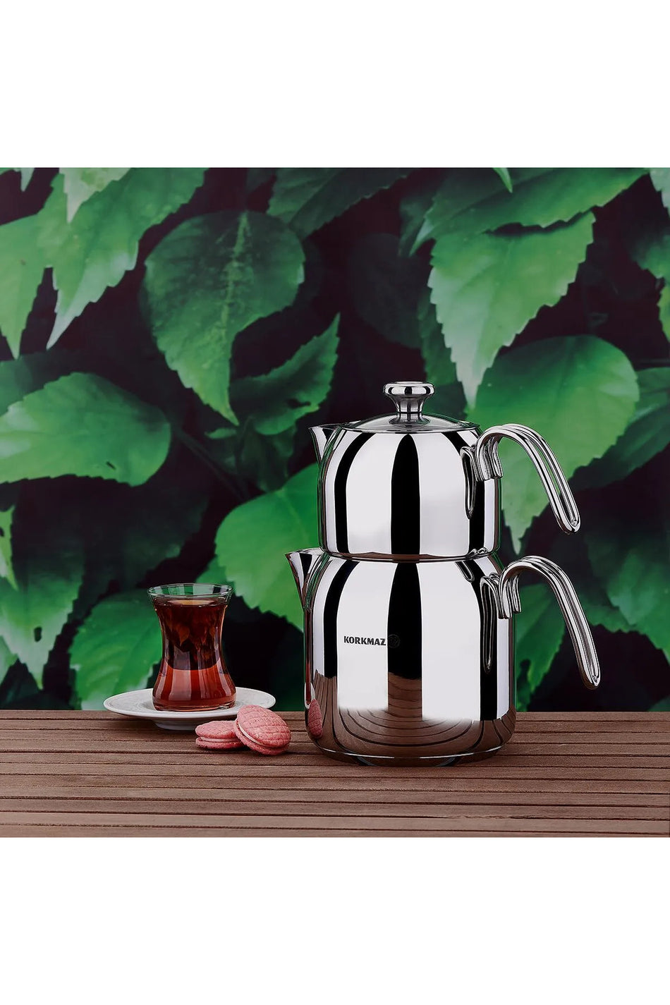 KORKMAZ Alia Teapot Set 2 lt A047 - MALLTURK