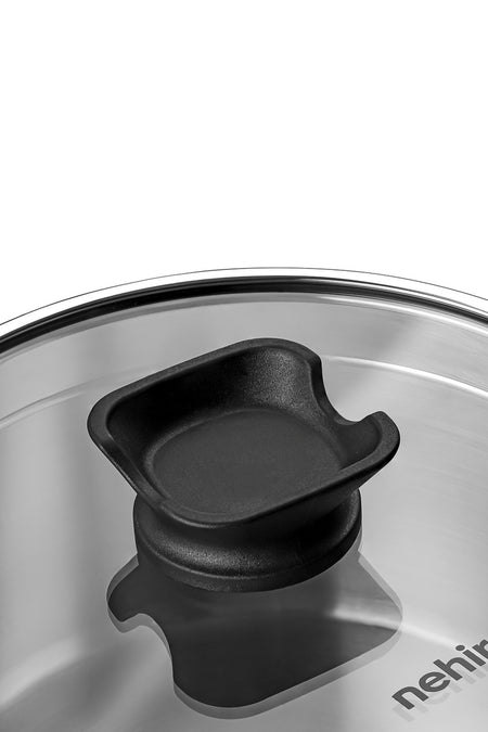 Nehir Napoli Suzgec with Lid Fonksiyonel Stock Pot - MALLTURK