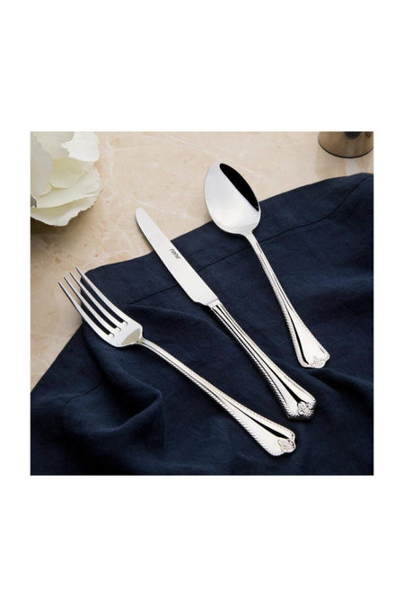 Nehir fulya Plain 12 Place Setting 89 Piece deri Boxed Flatware Set - MALLTURK