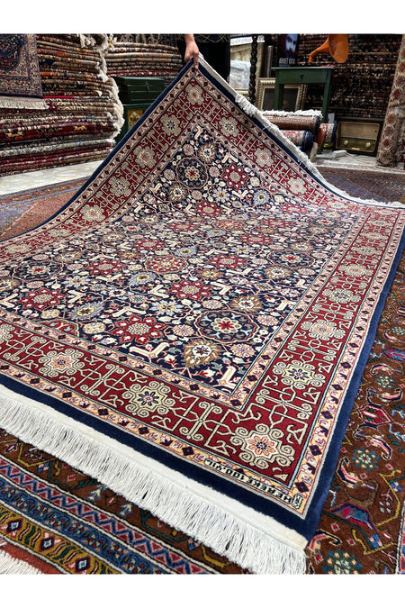 RD RAMAZAN DAG Hand Rug Art Hand-Woven Sumerbank Hereke Rug Kafkas Design Size 210x150. - MALLTURK