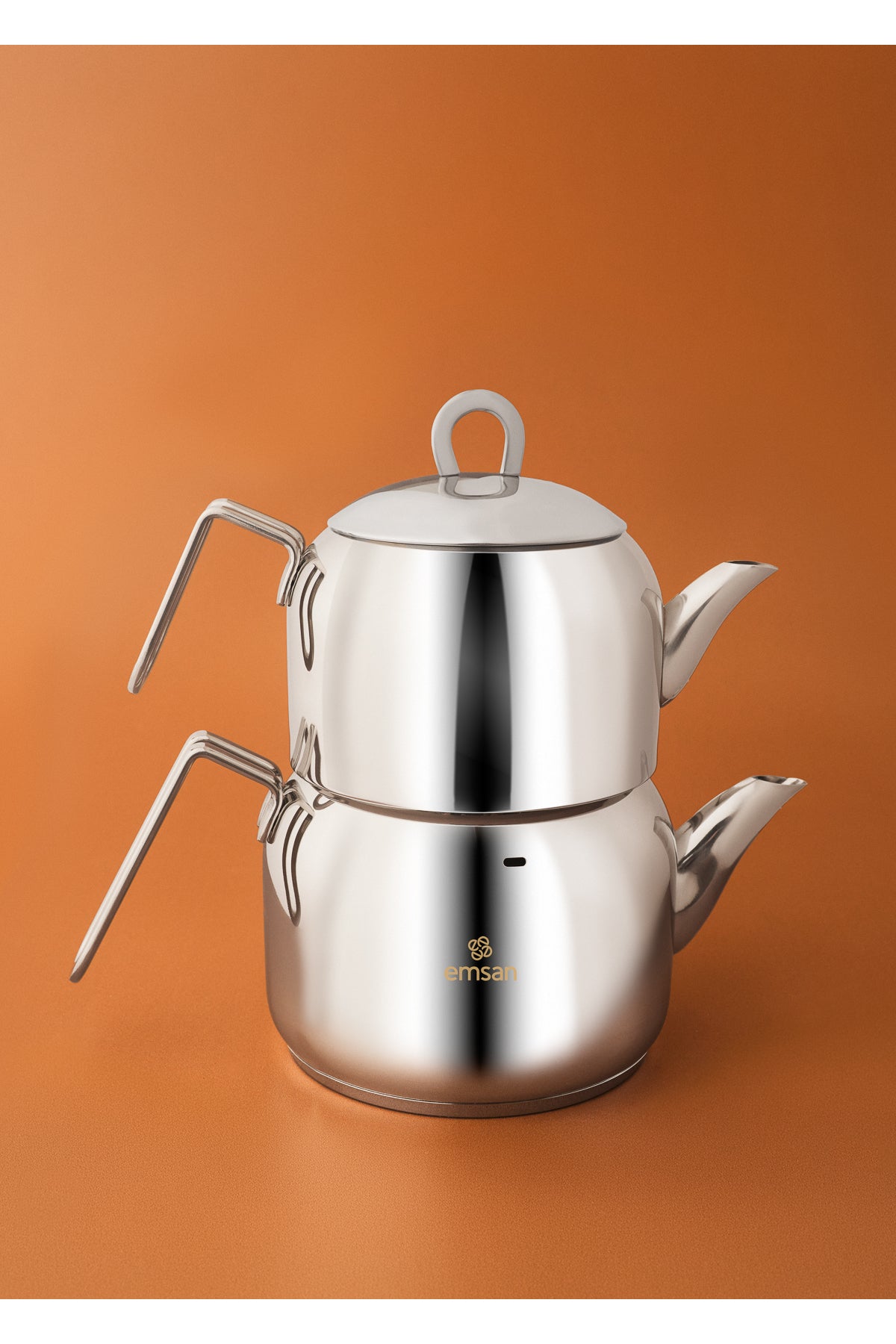Emsan Urban Midi Size Stainless Steel Teapot Set - MALLTURK