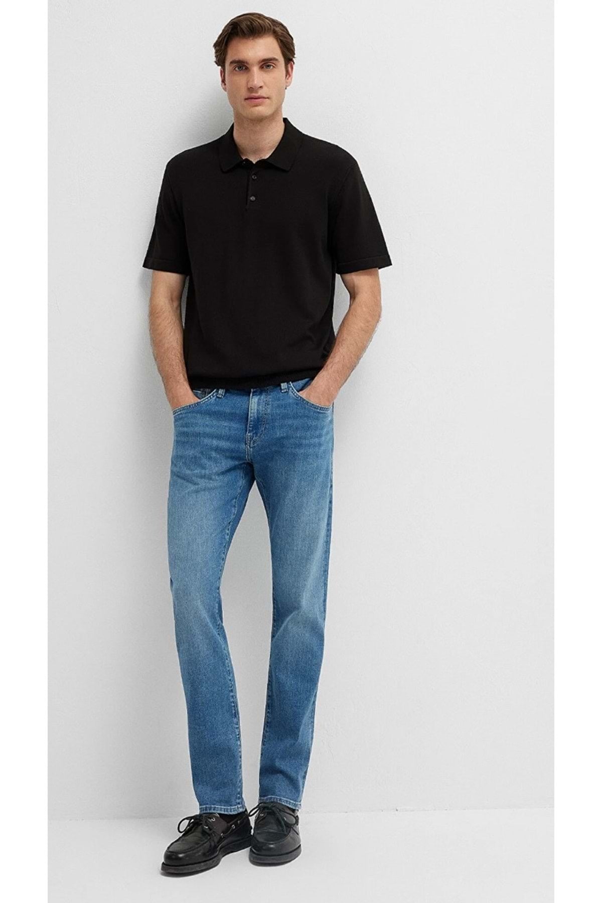 Mavi M00422A4050 Black indigo Mavi Jeans Men's Denim Trousers NAVY Mavi - MALLTURK