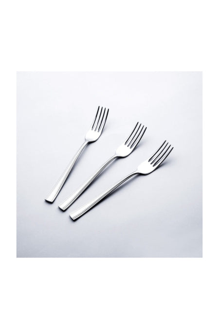 Nehir katre Plain 6 Pack Dessert Fork Set - MALLTURK