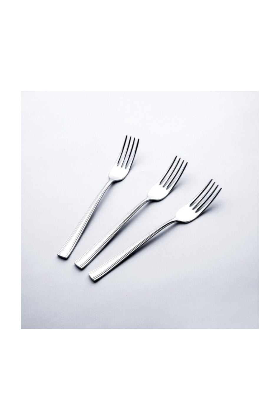 Nehir katre Plain 6 Pack Dessert Fork Set - MALLTURK