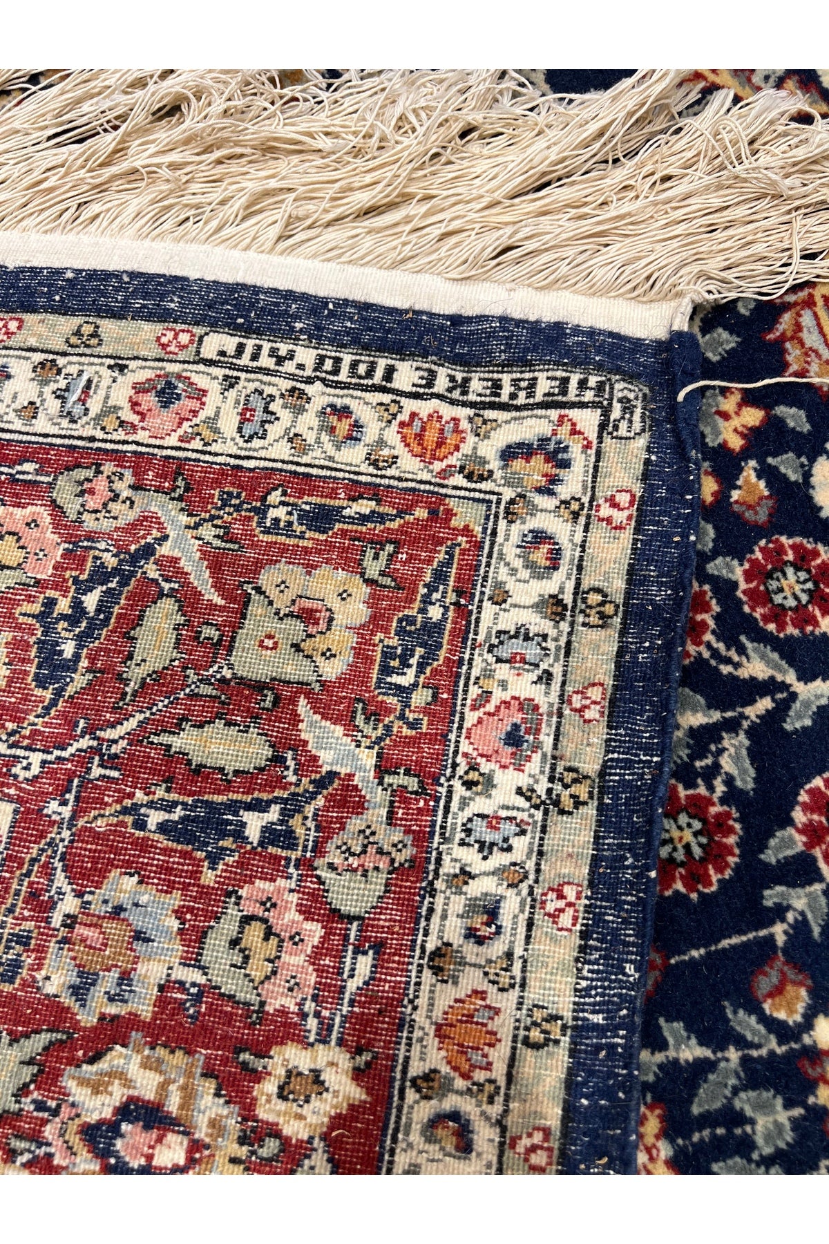 RD RAMAZAN DAG Hand Rug Art Hand-Woven Sumerbank Hereke Rug 100.Anniversary Series Seven Mountains Flower Design Size 207x1.53 - MALLTURK