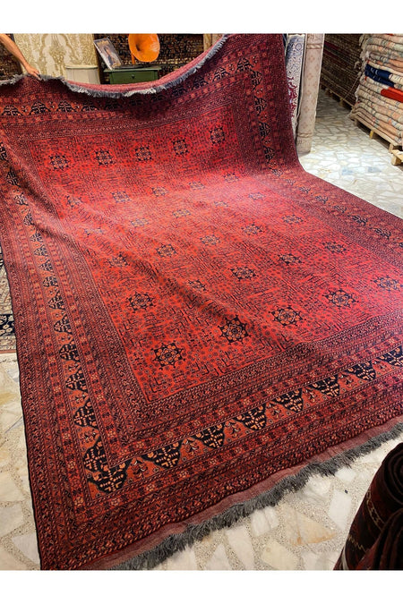 RD RAMAZAN DAG Hand Rug Art Hand-Woven Afgan Bilicik Cotton Base Wool Weave olup Natural Dye 400x300 - MALLTURK