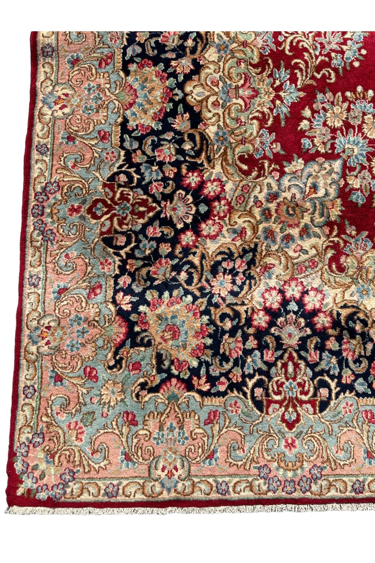 BURAK Rug Hand-Woven Large Iranian Rug 310X425 Red 13 M2 %100 Wool Living Room Rug - MALLTURK