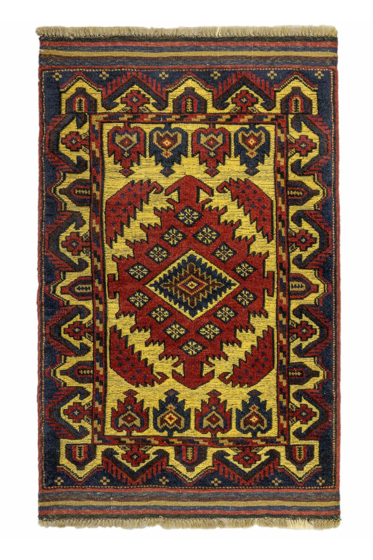 Soho Antiq Hattusa Hand-Woven Sumak Rug 82x132 cm - MALLTURK