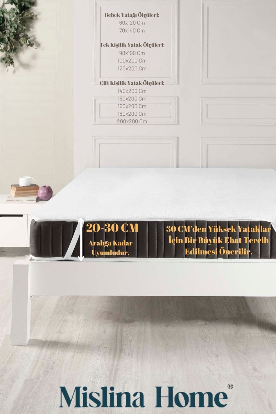 Mislina Home Wellsoft Waterproof Fitted Mattress Protector - MALLTURK