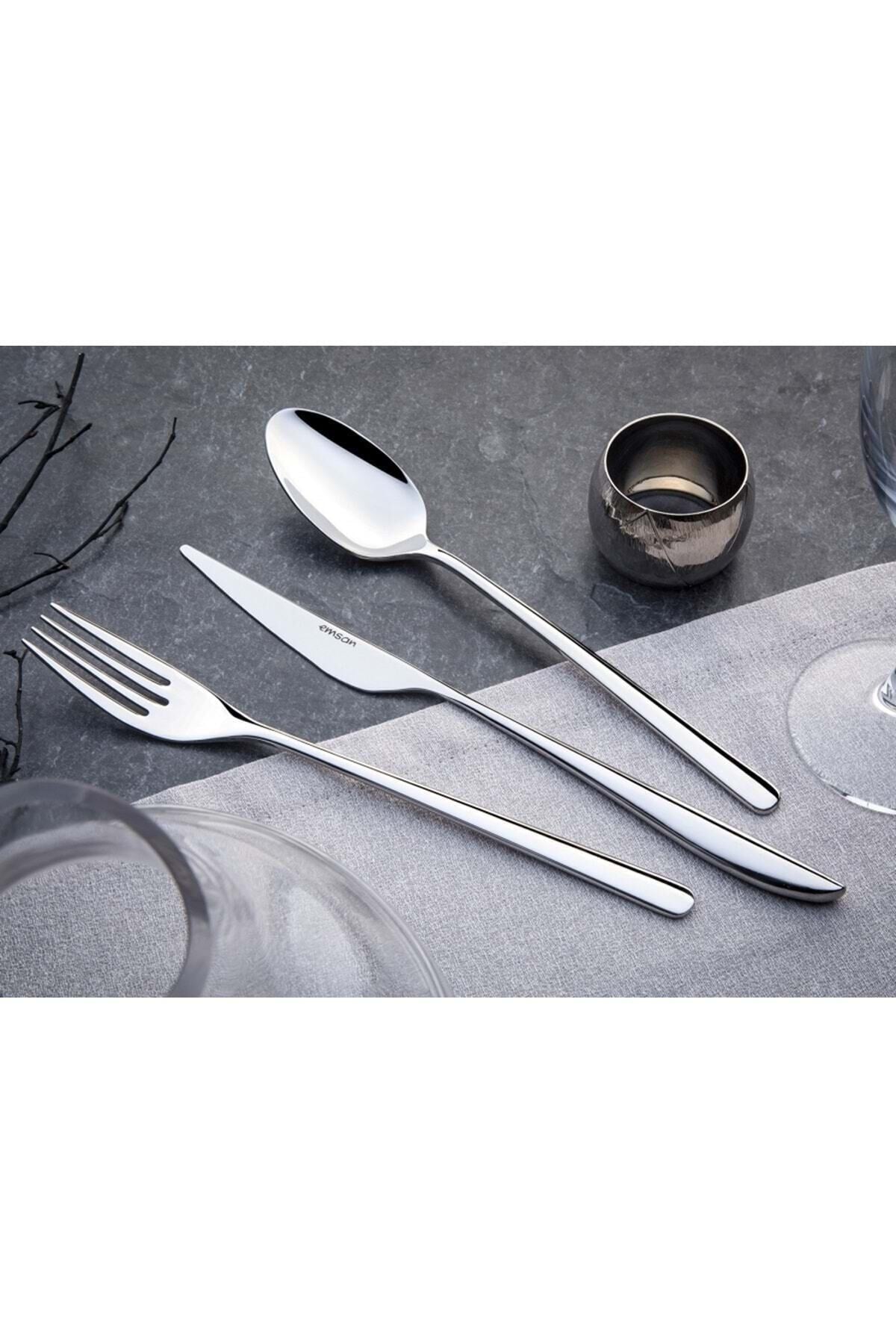 Emsan elegance bello 84 Piece Flatware Set luks Boxed - MALLTURK
