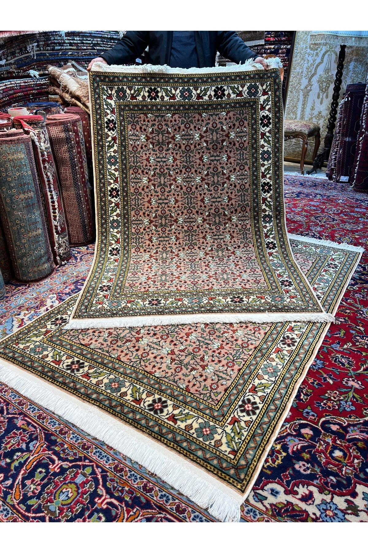 RD RAMAZAN DAG Hand Rug Art Hand-Woven Kayseri Bunyan Rug Premium Quality KokBoya Size 180x120