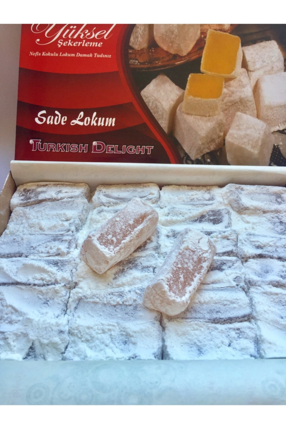 Yuksel sekerleme Plain Turkish Delight - MALLTURK
