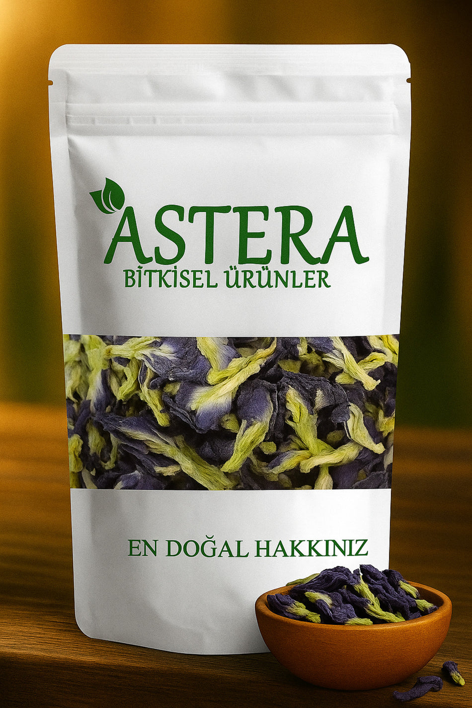 ASTERA 150 gr Blue Butterfly Pea Flower Tea