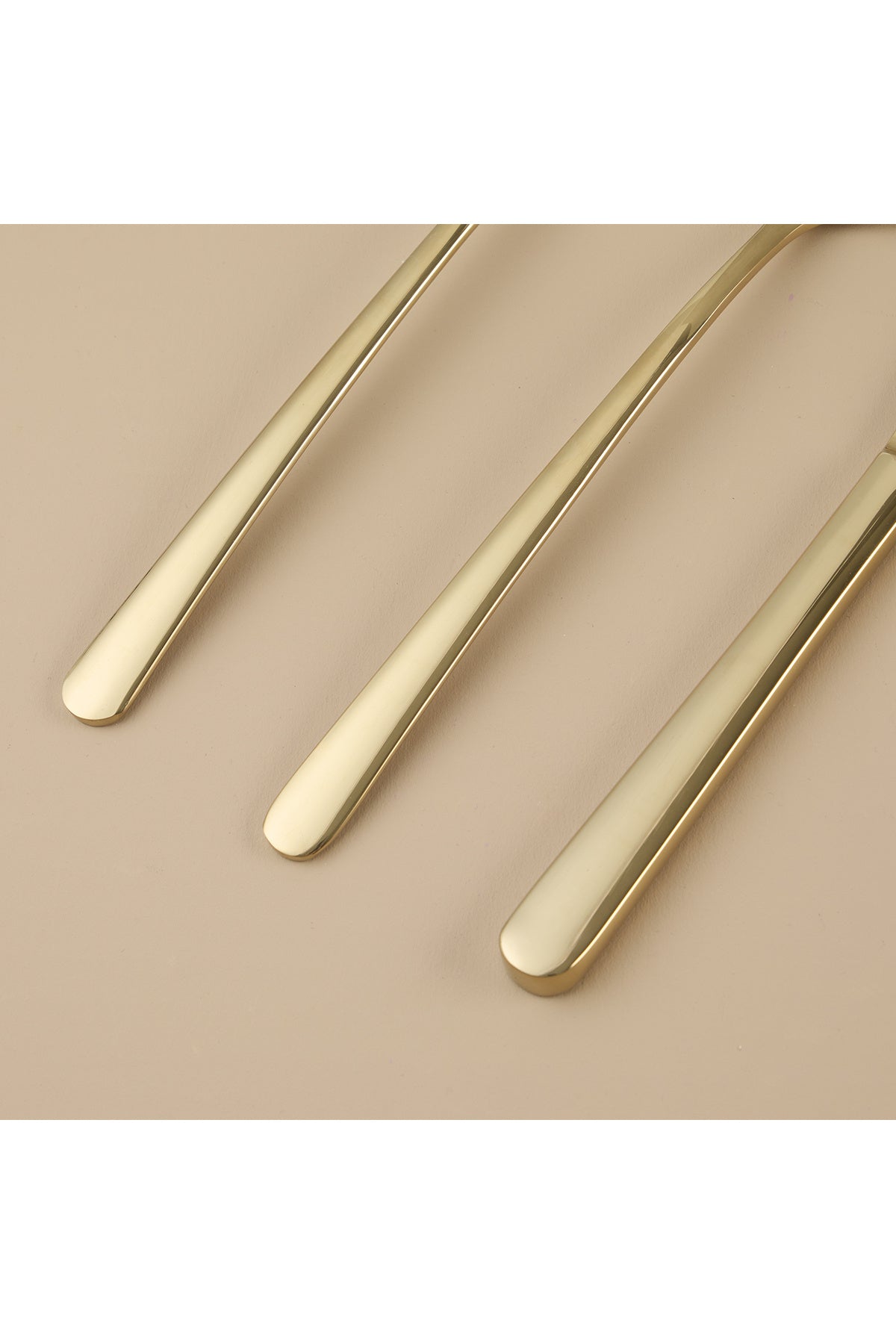 Aryildiz viole gold 24 Piece 6 Place Setting Flatware Set - MALLTURK