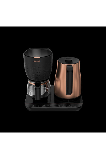 Arcelik Gurme CFM 9147 B Automatic Tea and Filter Coffee Machine - MALLTURK
