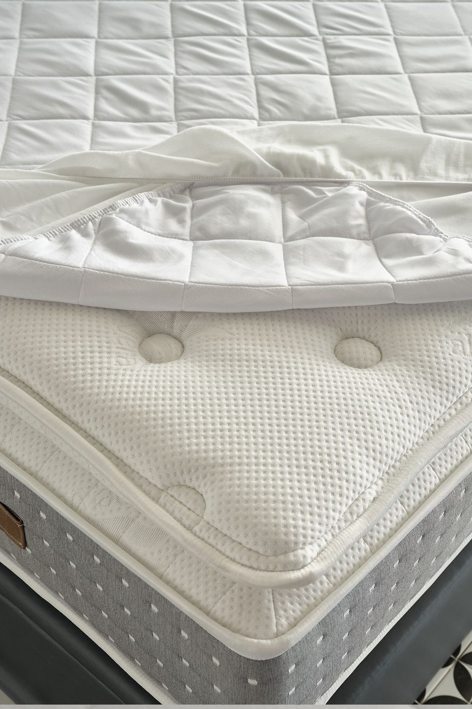 Doqu Home Comfyline Facali Waterproof Mattress Protector - MALLTURK