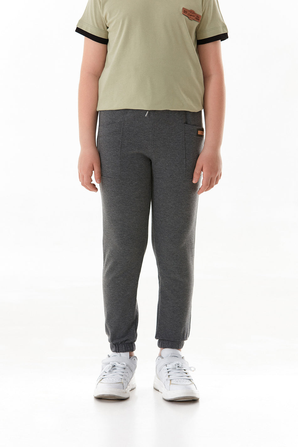 Printed Elastic Waist Jogger Kids Sweatpants