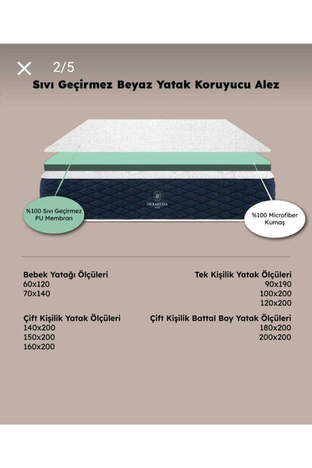 AYHOME Immobile Vera Mogic Waterproof Mattress Protector - MALLTURK