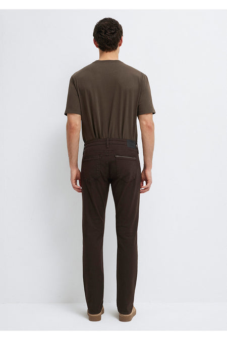 Mavi Black Dark Green Gabardine Trousers 0042290685 - MALLTURK