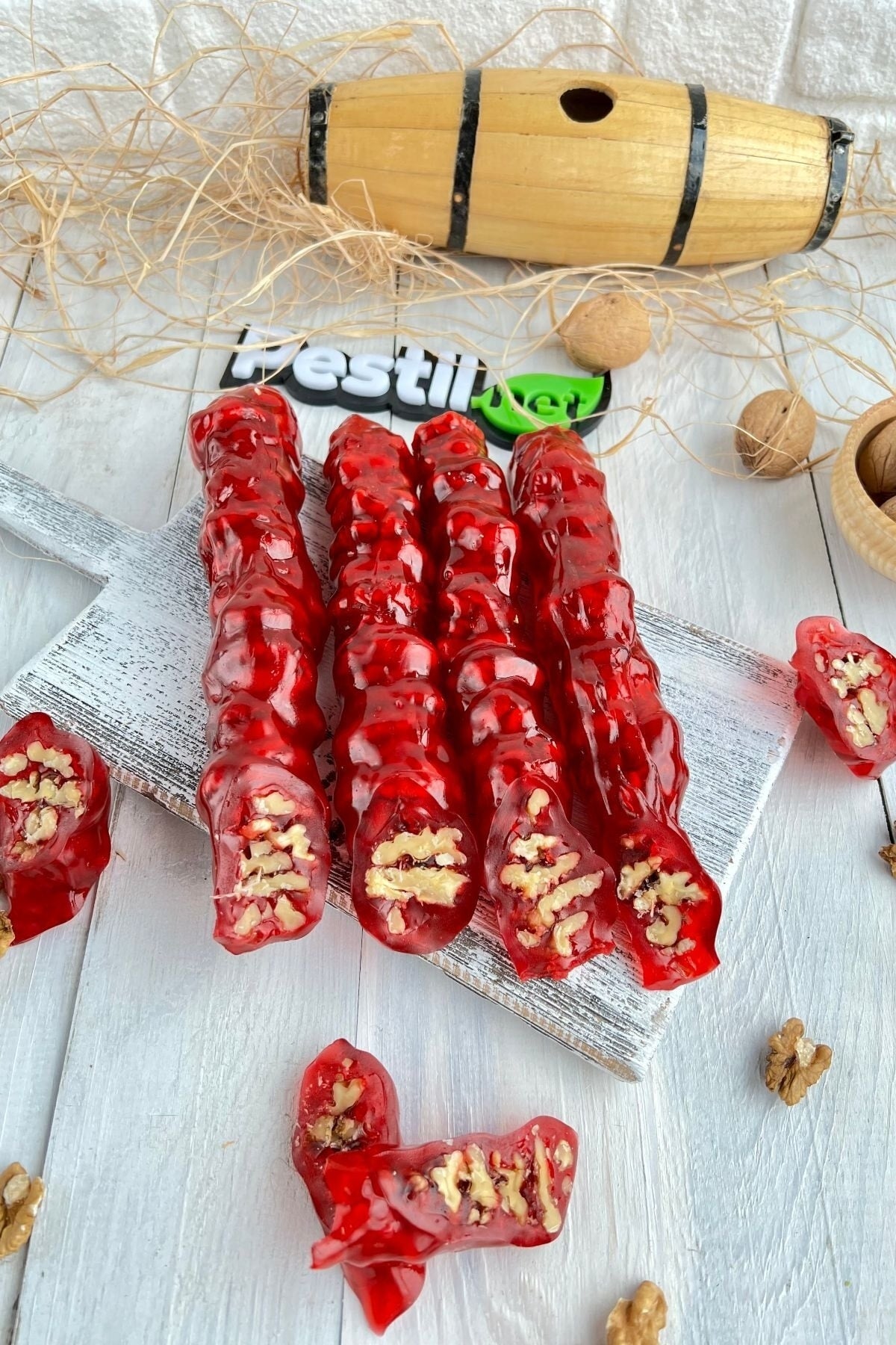 Sultan Fruit Leather Pomegranate Flavored Walnut kome 1000 g - MALLTURK