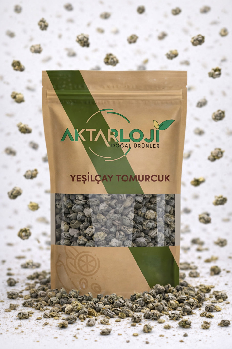 Aktarloji 500 Gr Bud Green Tea / Green Tea / Yesilcay - Additive-Free & Natural - MALLTURK