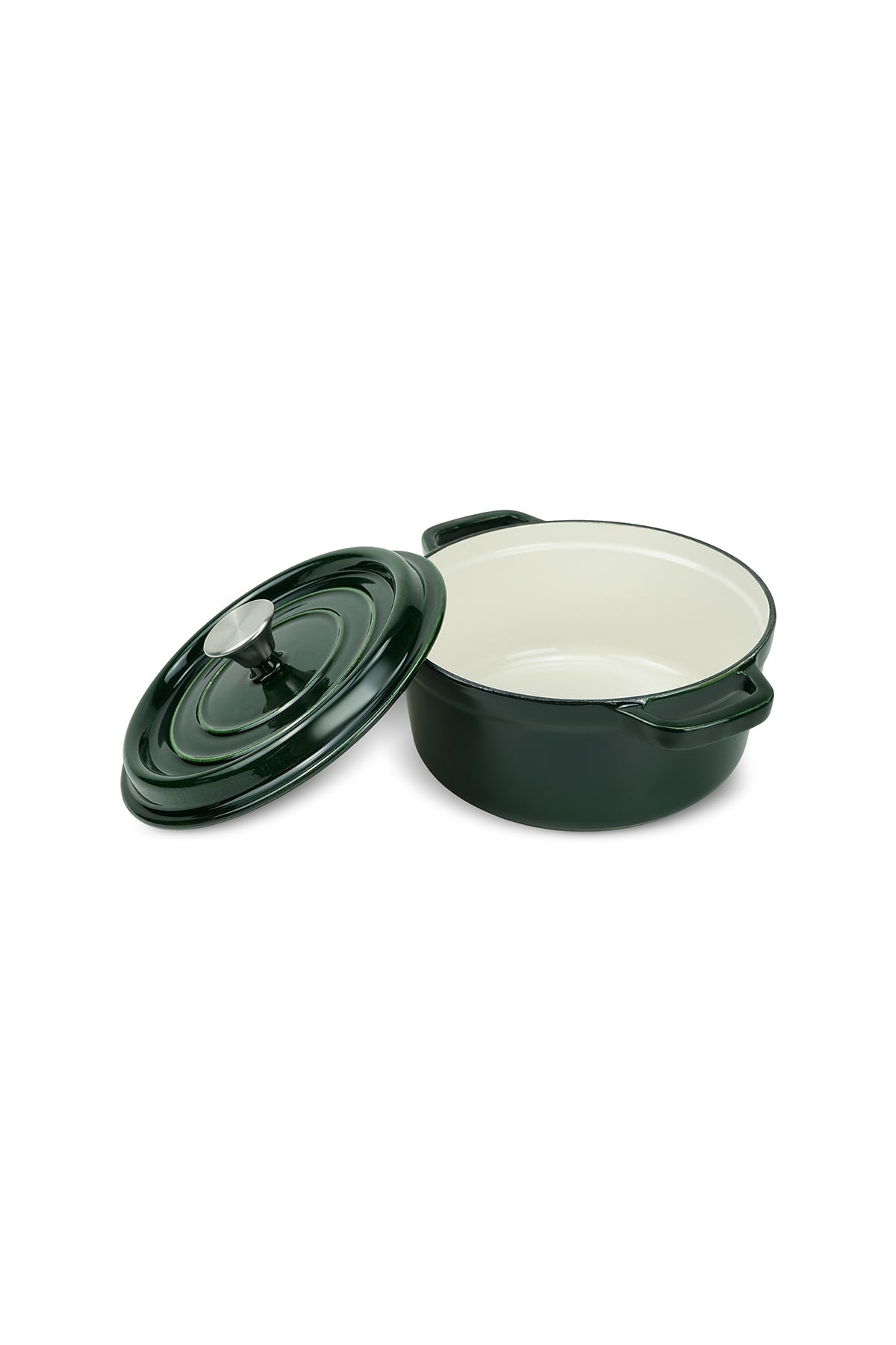 Karaca Heritage Demir Cast Emayeli Pot Yesil - MALLTURK