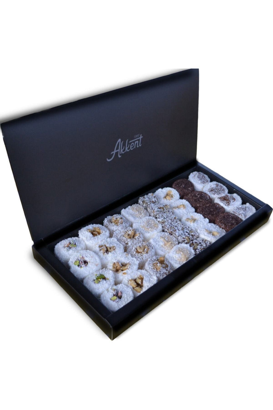 Akkent 1860 akkent Traditional serisi Assorted Turkish Delight - MALLTURK