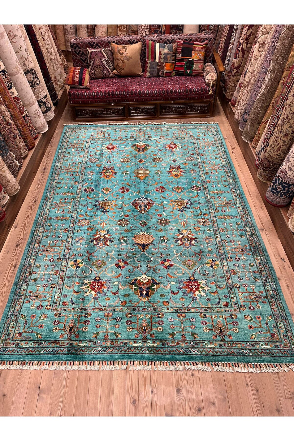 Sirvan Handwoven Afghan Rug - 295 x 206 - MALLTURK
