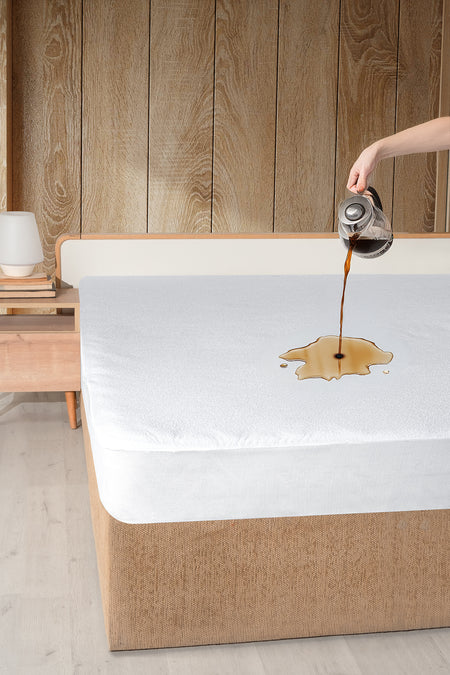 Murdum Home Waterproof Cotton Quilted Fitted Mattress Protector - MALLTURK