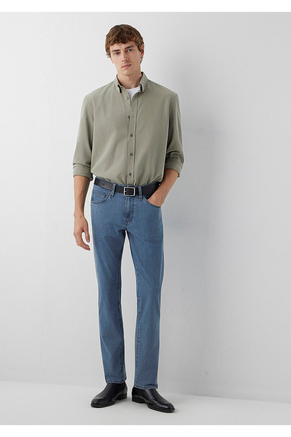 Mavi Hunter Black Foggy Light Jeans 00202A4185 - MALLTURK