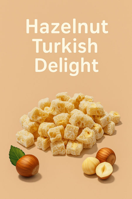Sener Glucose Free Turkish Delight 1 kg Double Roasted Turkish Delight Hazelnut Turkish Delight Coconut Snack - MALLTURK