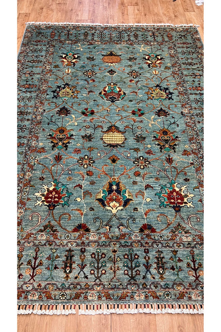 Turkmen Rug Hand-Woven Afghan Rug