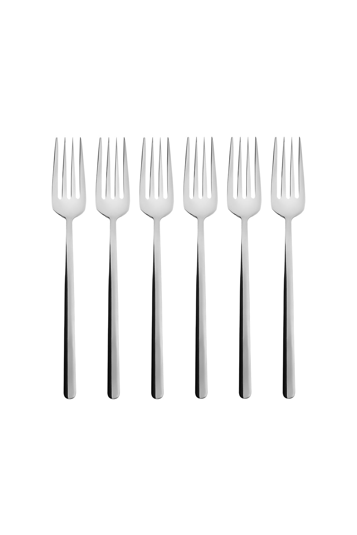 Emsan bead 6 Piece 18 10 Stainless Steel yemek Fork Set platin - MALLTURK