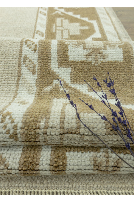Soho Antiq Sara Geometric Design Wool Rug 315x412 cm - MALLTURK