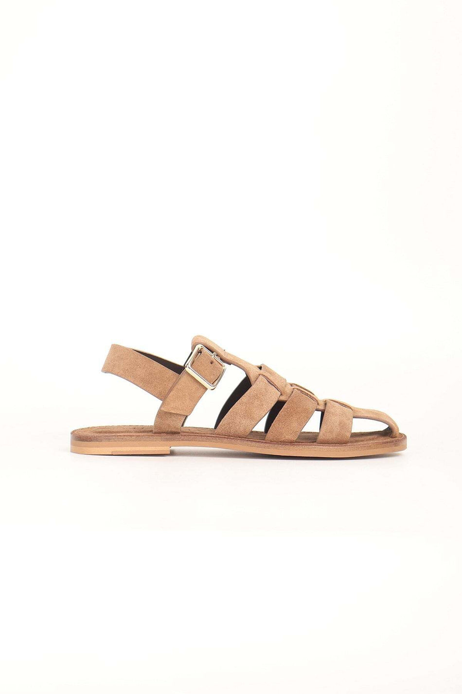 Hasema Tan Color Women's Leather Sandals 262000