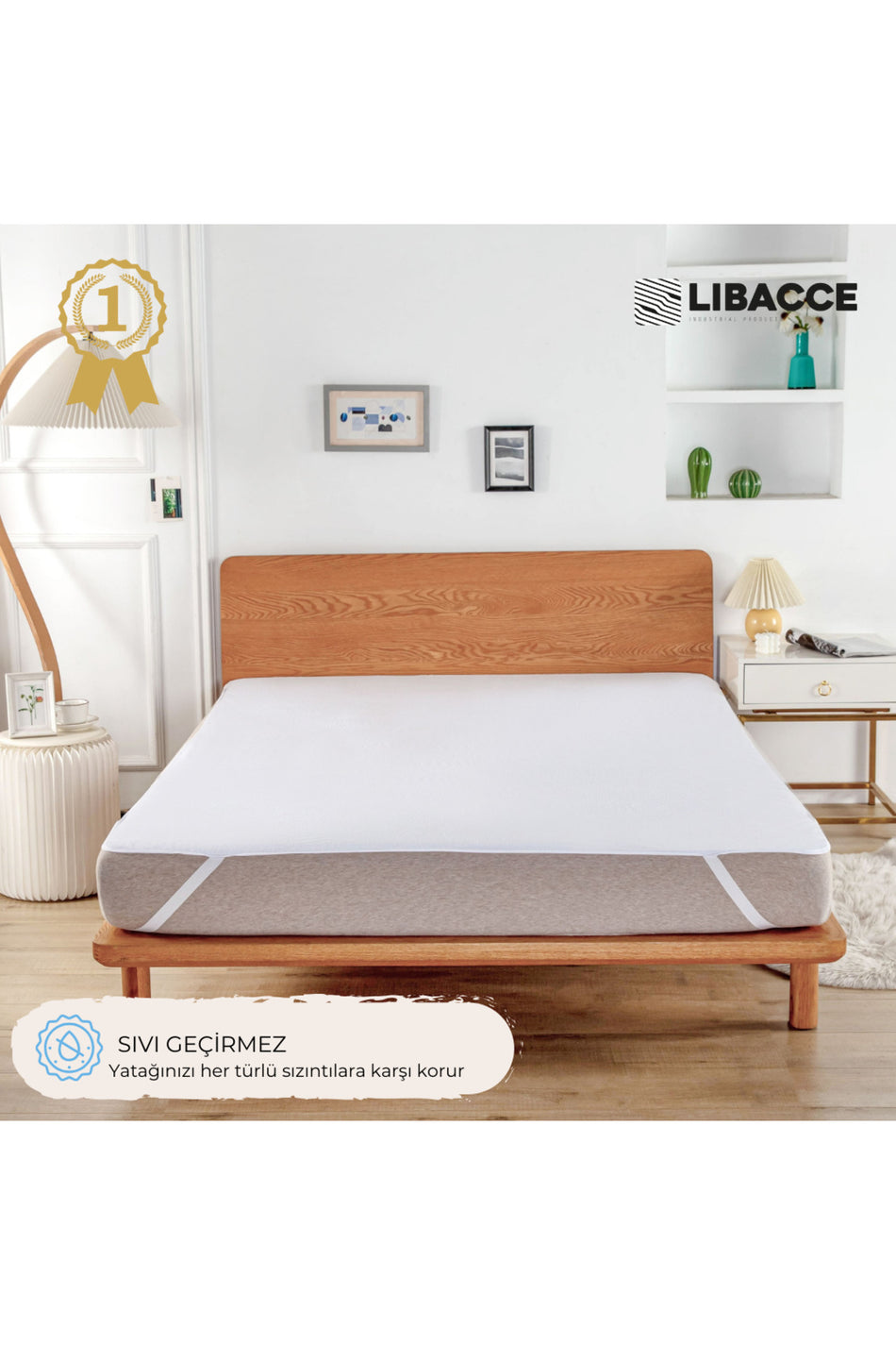 Libacce Industrial Products Waterproof Fitted Mattress Protector - MALLTURK