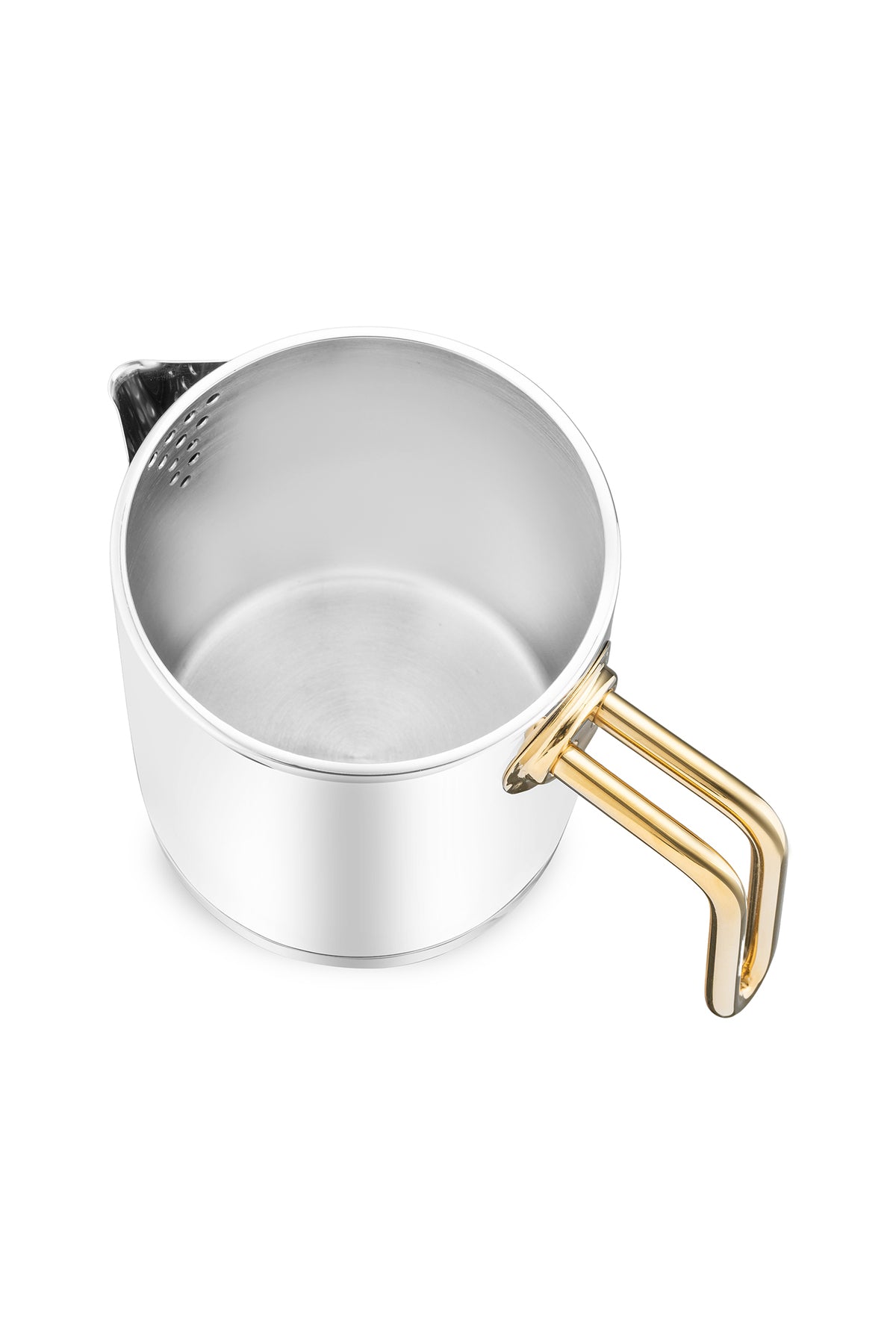 Jumbo Metalix Titanium Gold induction Base Teapot - MALLTURK