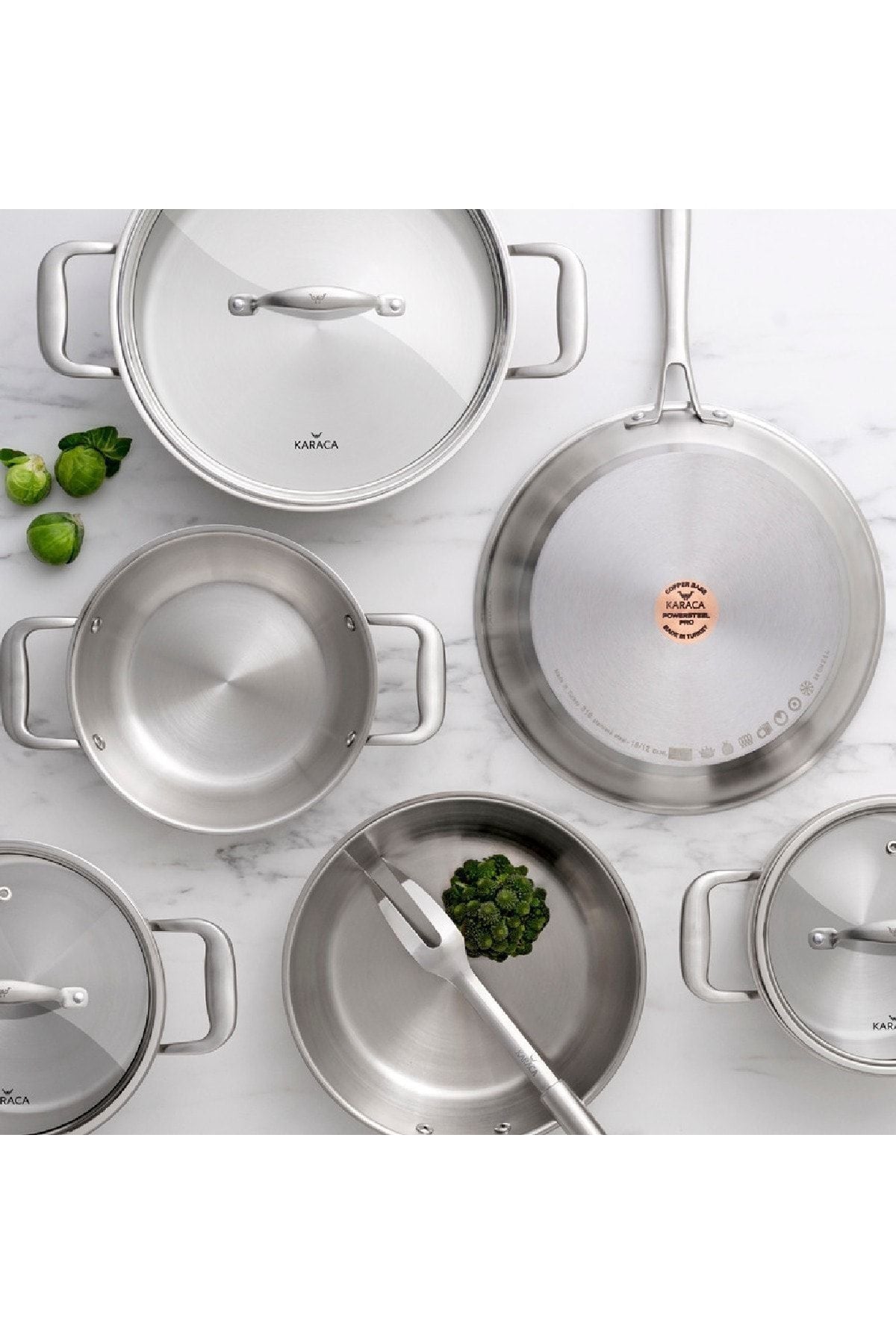 Karaca Tottori PowerSteel Pro 316 Saute Pan - MALLTURK
