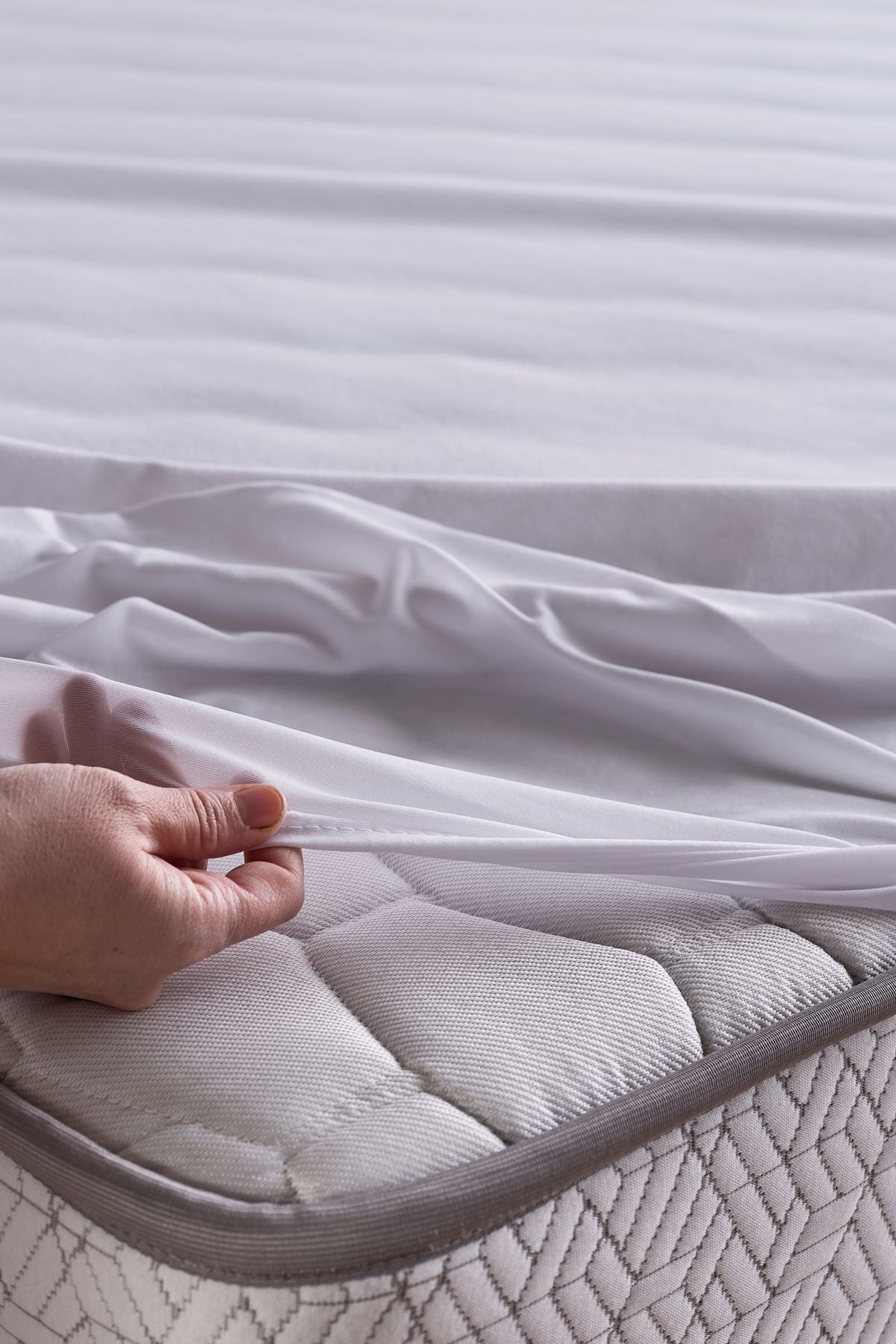 Doqu Home Perla Waterproof Fitted Mattress Protector - MALLTURK