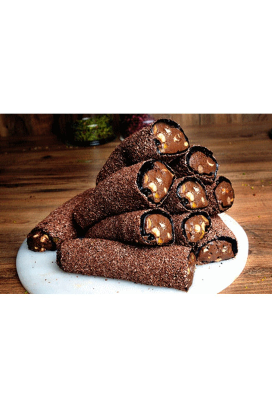 Lok art lok art brownie li Rolled Turkish Delight 500 g - MALLTURK