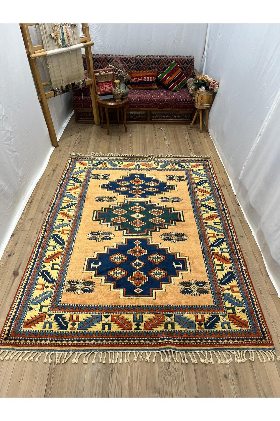 Sirvan Handwoven Yoruk Carpet - 185x242 - MALLTURK