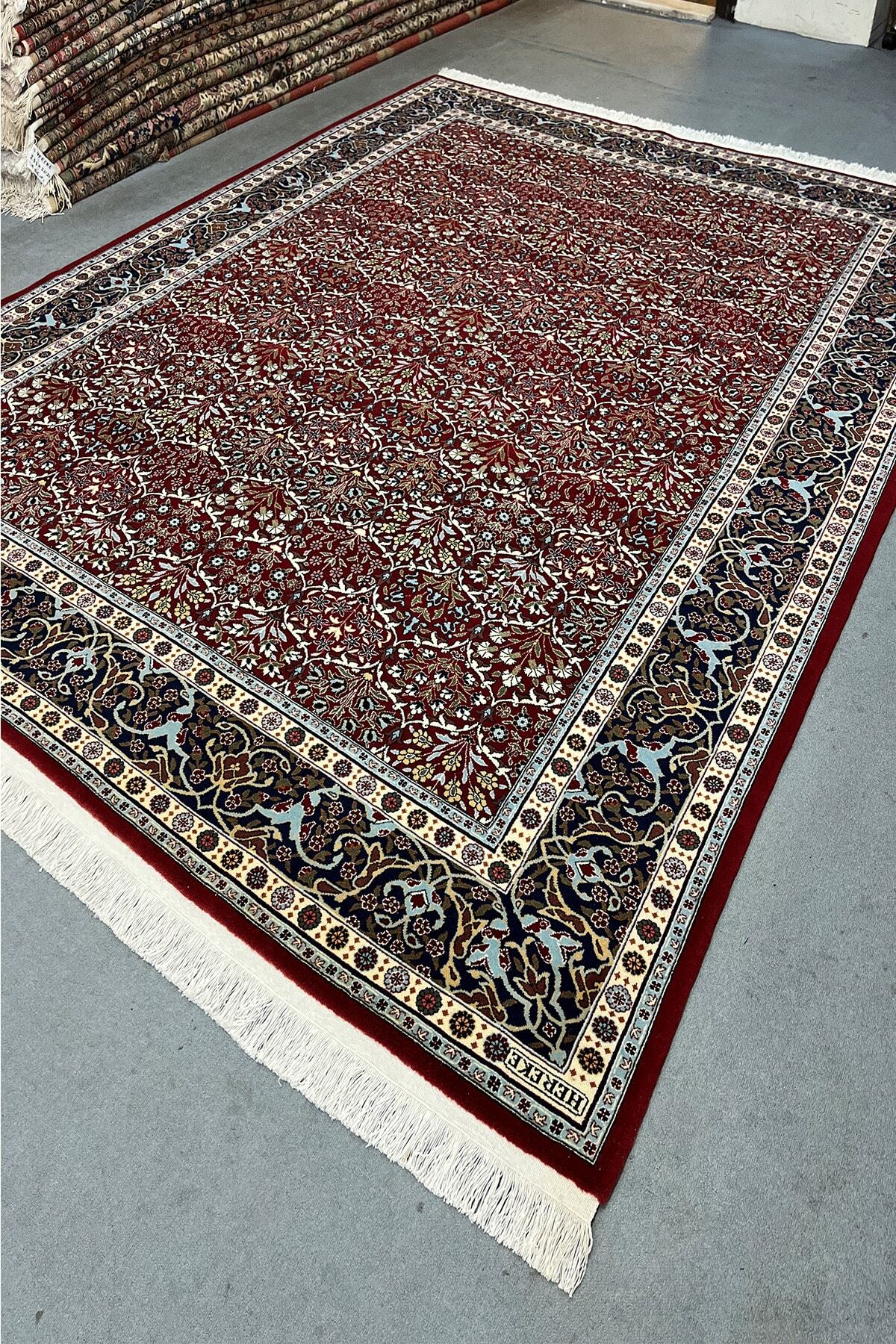 FT Halicilik Sumerbank Hereke Hereke Hand-Woven Rug Karpuzlu Design - MALLTURK