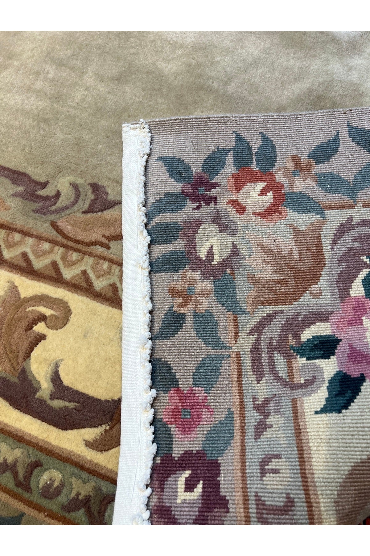 RD RAMAZAN DAG Hand Rug Art Hand-Woven Embossed Chinese Rug Wool Weave 2 El Size 305x240