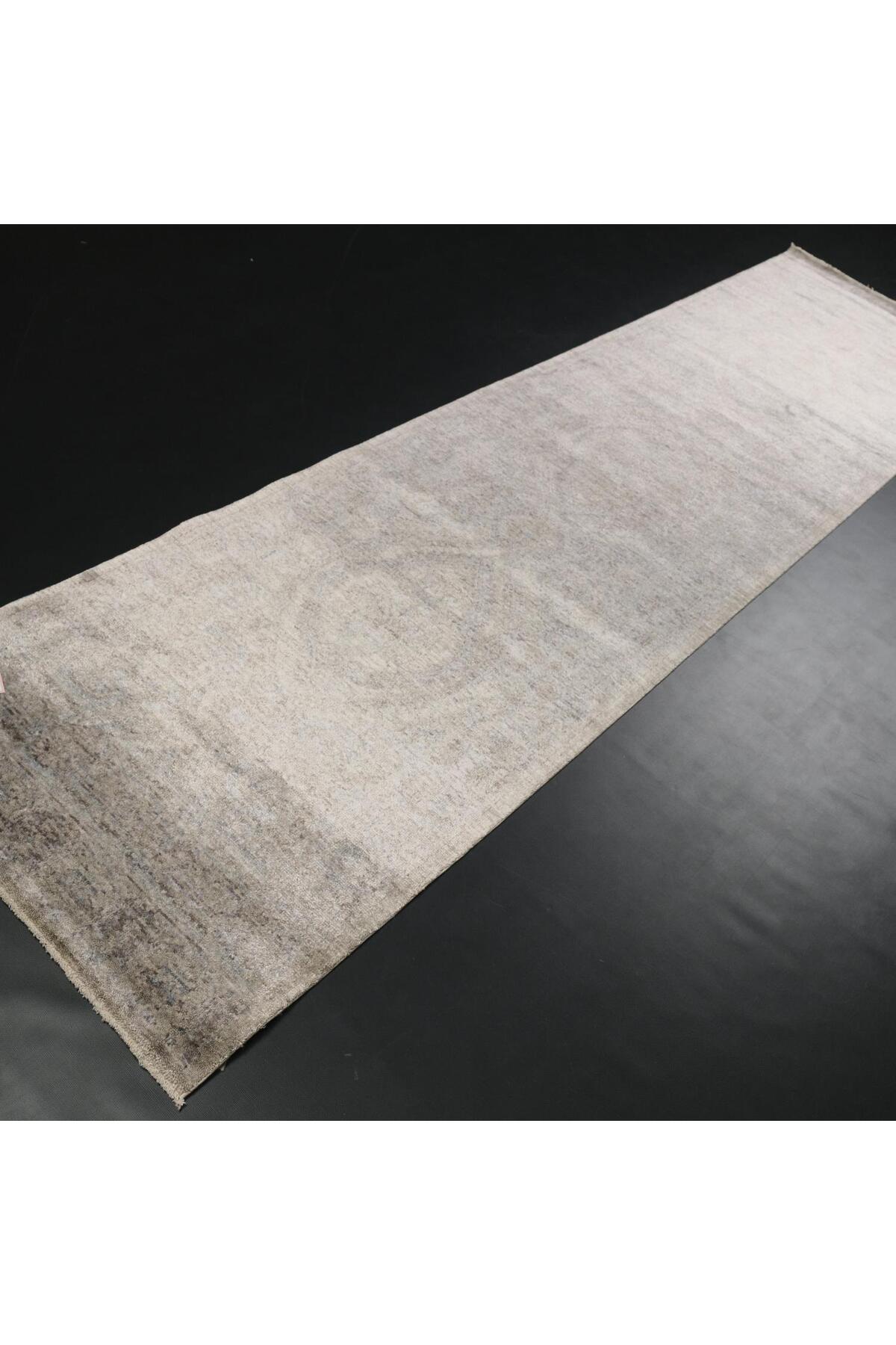 Eko Hali Taftan Vintage Pattern Machine Woven Carpet - Taftan TF 03 Beige - MALLTURK