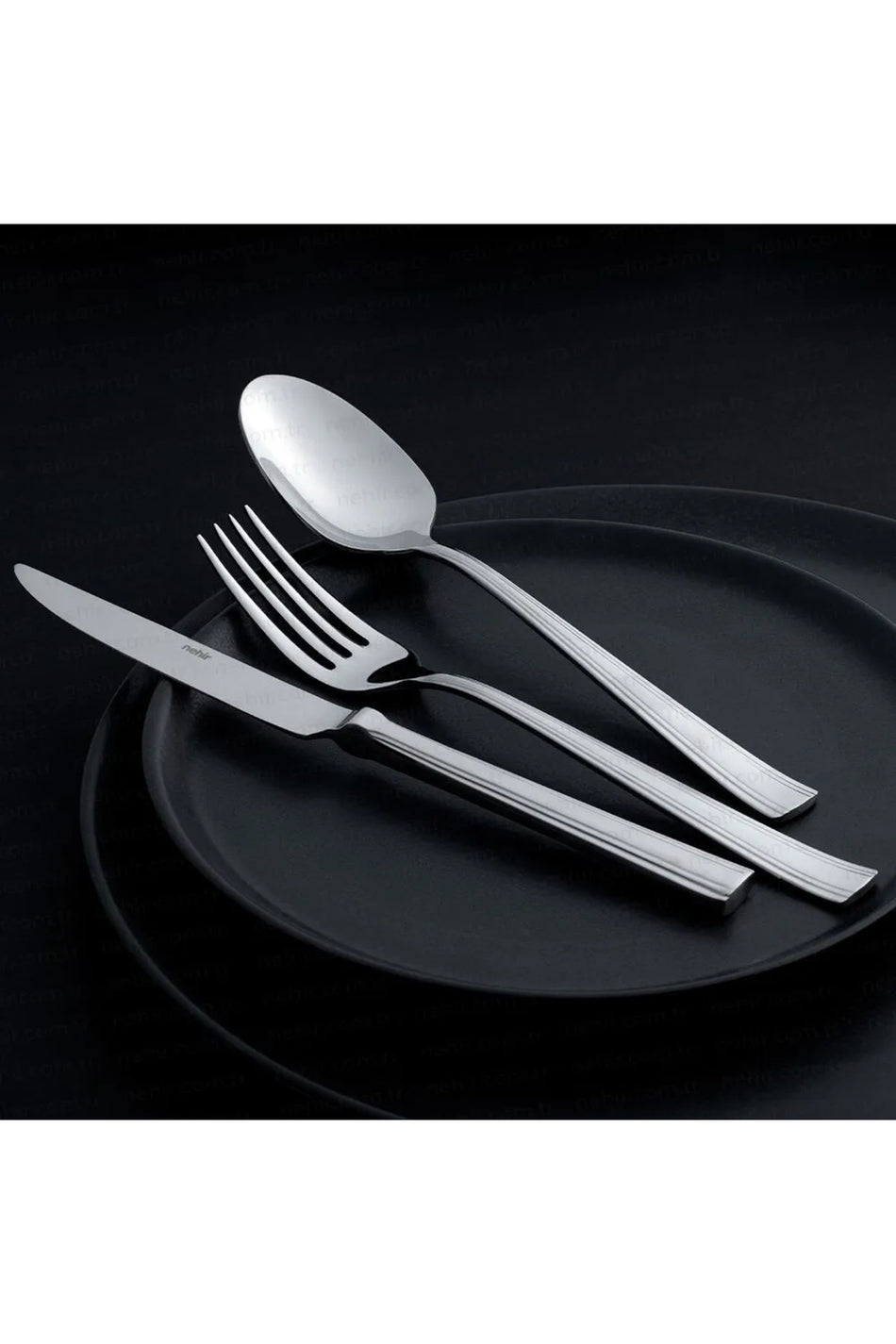 Nehir katre Plain 36 Piece karton Boxed Flatware Set 18 10 304 1 kalite - MALLTURK