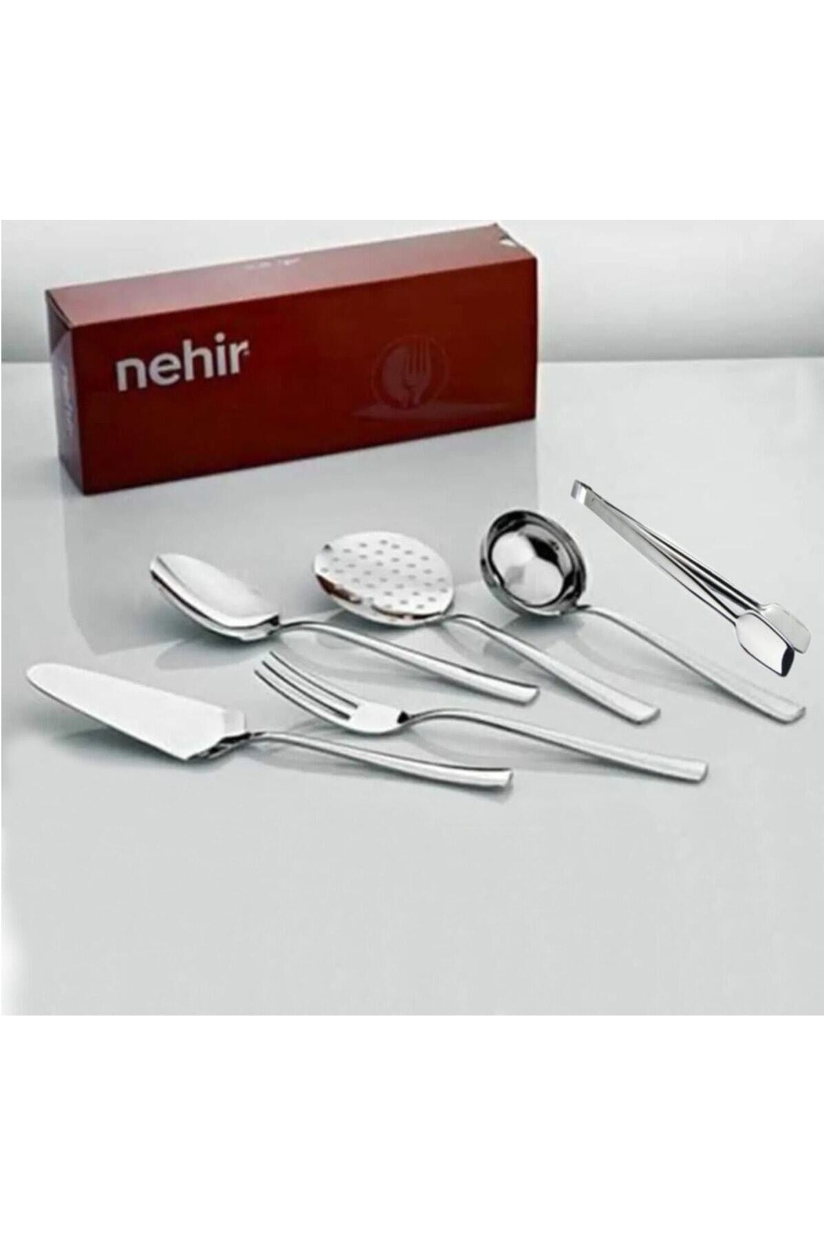 Nehir sahra Serving Utensil Set 6 prc sofra Serving Utensil Set - MALLTURK