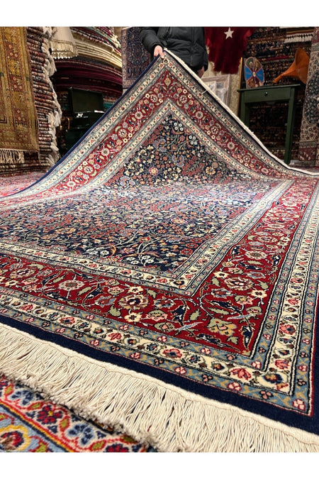 RD RAMAZAN DAG Hand Rug Art Hand-Woven Hereke Rug Seven Mountains Flower Size 240x165.. - MALLTURK